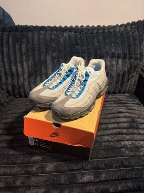 Nike Air Max 95 OG Crystal Blue 2018 AT8696-100 Size 14